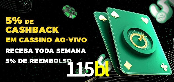 Promoções do cassino ao Vivo 115bl